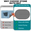 Elfcool Stone Bath Mat Diatomaceous Earth Shower Mat Non Slip