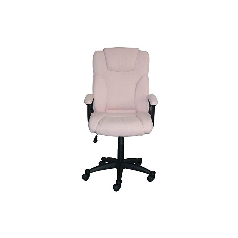 Serta Style Hannah II Office Chair, Harvard Pink Microfiber