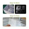 Breast Milk Freezer Storage Organizer Acrylic Transparent Removable Breast Milk