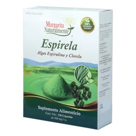 Espirela (alga Espirulina Y Clorela) 150 Caps Margarita Nat                                                                                           