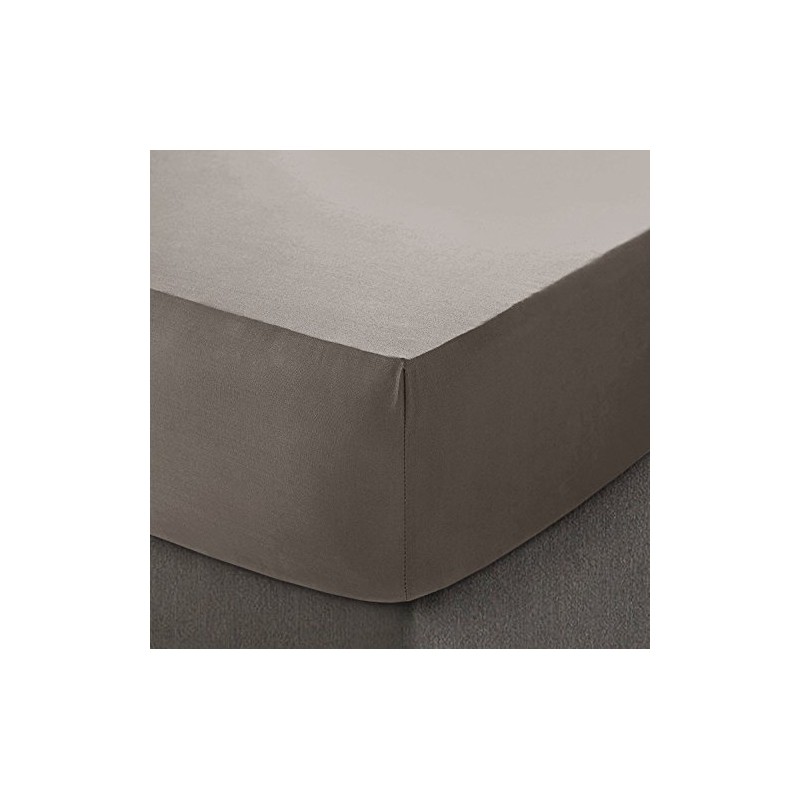 DTEX HOMES 200 Thread Count Cotton Fitted Sheet 30cm/12 Inch,