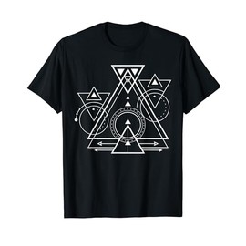 Geometric Shapes Circles Triangles T-Shirt