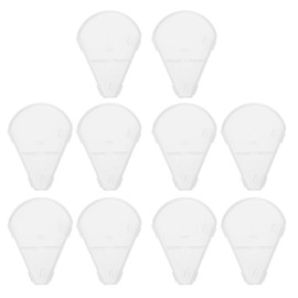 Lurrose 10 Pieces Make-Up Brush Plastic Covers Cosmetic Make-Up Brush Protector Makeup Brush Sets Beauty Tools for Brush Protection