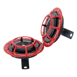 Alipis 2pcs Loud Car Air Horns Kit Dual Tone Horns for Trucks Motorcycles Easy Installation Compatible with Vehicles Powerful Sound Output for Enhanced Safety