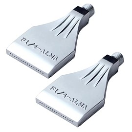 Western Eagle Workshop Flat Nozzle G1/4 Male Thread Aluminium Alloy Air Blow Off Flat Jet Nozzle 2 Pack