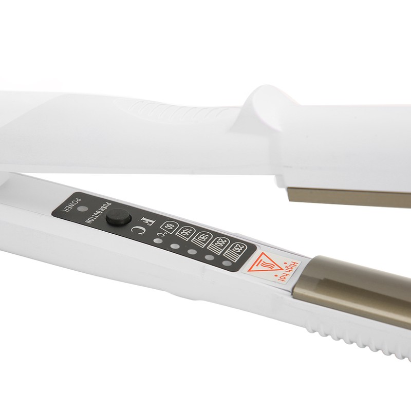 Hair Straightener Electronic Ceramic Fast Heating Curling Straightening Iron 100‑240V