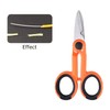 Duogalia 3PC Kevlar Shears for Fiber Optic Cable Precision Electrician