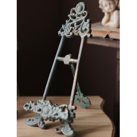 Handchic Cast Iron Decorative Vintage Easel Display Tabletop Art Stand Ornate