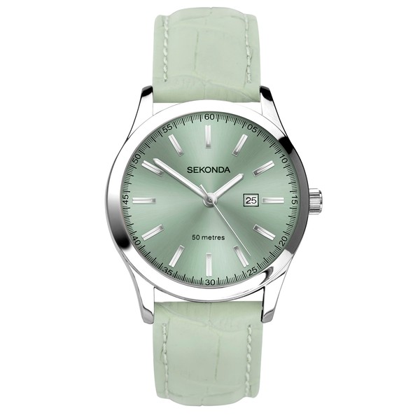 Sekonda Taylor Ladies 34mm Quartz Watch in Green with Analogue