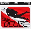 Squiddy Dive Belize - Vinyl Sticker for Car, Laptop, Notebook