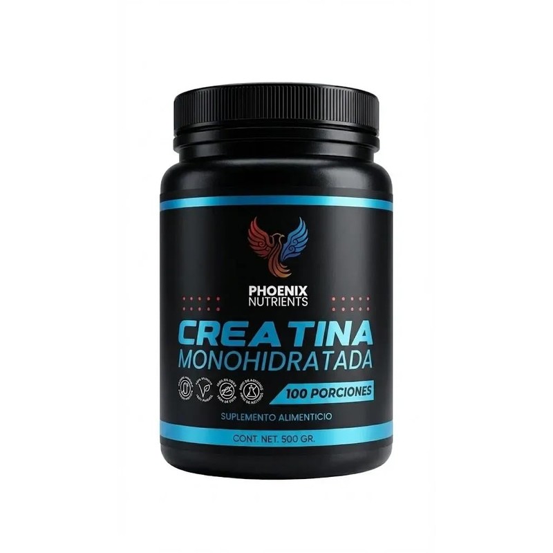 Creatina Monohidratada Alta Pureza | 100 Servicios | 500 g