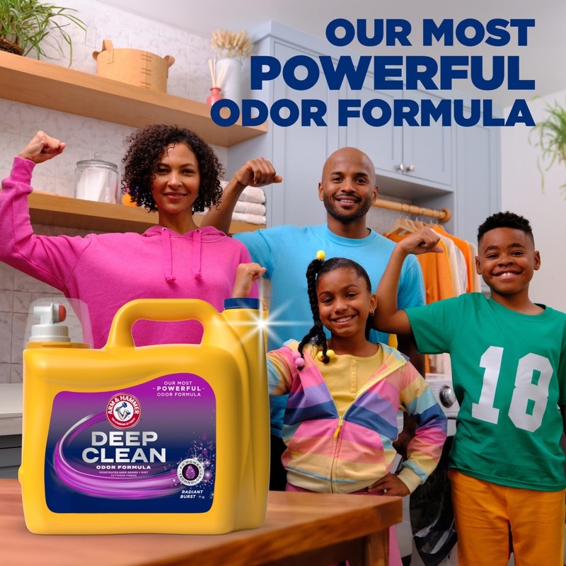 ARM & HAMMER™ Deep Clean Odor Formula Liquid Laundry Detergent,