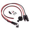 2ft/60cm Solar Conector to SAE Adapter 10AWG Cable + 2ft/60cm