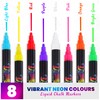 The Glowhouse Premium Chalk Markers Neon Liquid Chalk Pens 6mm