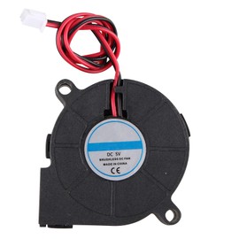 Jopto 6Pcs 3D Printer Cooling Blower Fan DC 5V 50 x 50 x 15mm 5015 Blow Radial Cooling Fan 2Pin Accessories Hot End Extruder Compatible with RepRap i3 3D Printer Cooler Heat Sinks