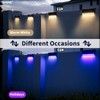 SHONELIGHTING Solar Pool Lights, Color Changing Waterproof Step Lights for