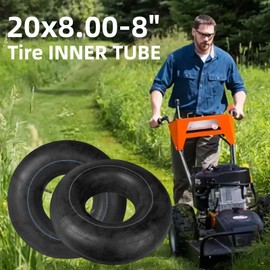 PRO CAKEN 20x10.00-8" 20x8.00-8" Premium Replacement Tire Inner Tubes - Universal Fit Inner Tubes Compatible with Lawn Mowers,Tractors, Golf Carts, Garden Trailers,Wagons,Trolleys,Hand Trucks 2Pcs