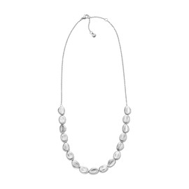 Skagen Women's Anja Pebble Silver Stainless Steel Beaded Necklace (Model: SKJ1851040)