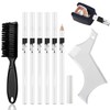 White Barber Pencil Set - Edge Hairline Razor Trace Pencils