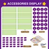 SpringFlower 100 PCS Glow in The Dark Fort Building Kit