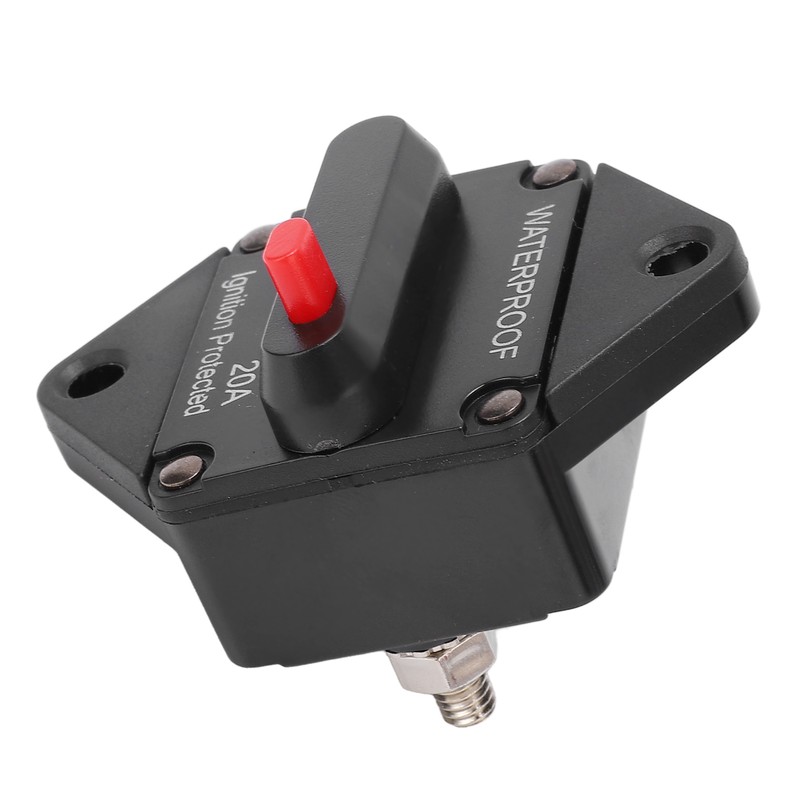 DC 32V Circuit Breaker with Switch Manual Reset Waterproof for
