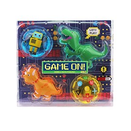 GFA Game On Dinosaur Bubble Bath Pouch 4 Pack