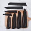 8 Pieces Knife Covers or Sleeves Black Knife Sheath Blade