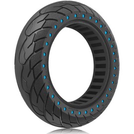 GYL 60/70-6.5 Scooter Tires: 10x2.50-6.5 Tubeless Tyre, 10 Inch Solid Tire Replacement for Segway Ninebot Max G2 G30 G30P G30LP Gotrax Eclipse GMAX G5 G6 Electric Scooter Rubber Wheel Blue 1Pcs