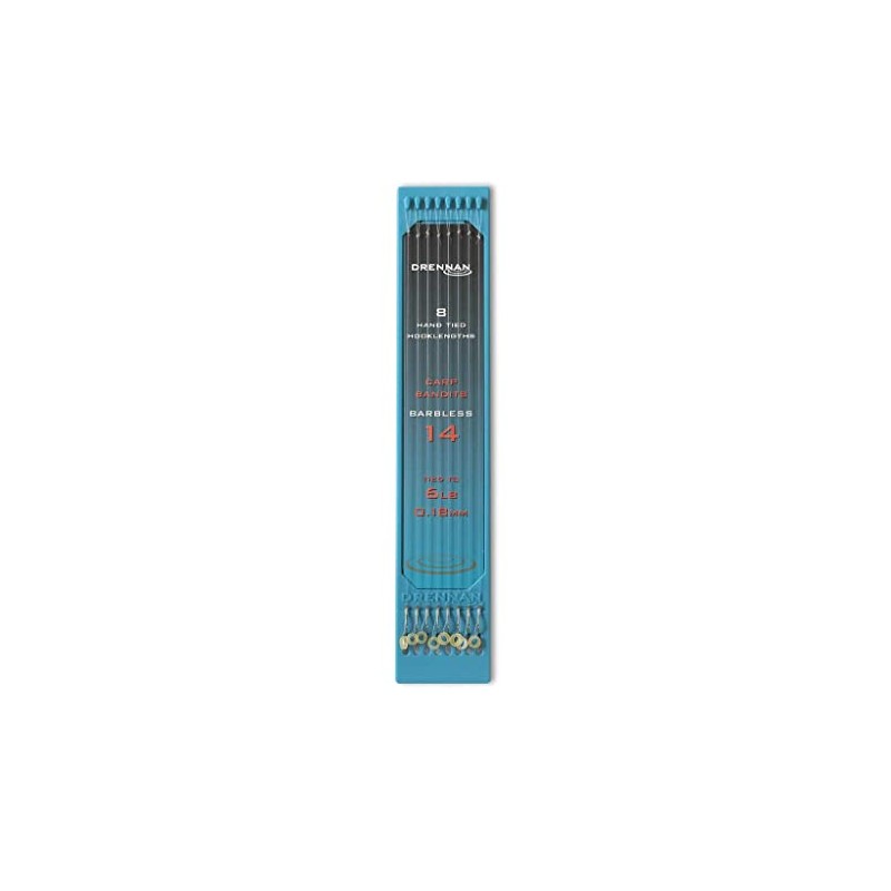 Drennan Hooks to Nylon Plate Length 6 inch Carp Bandit
