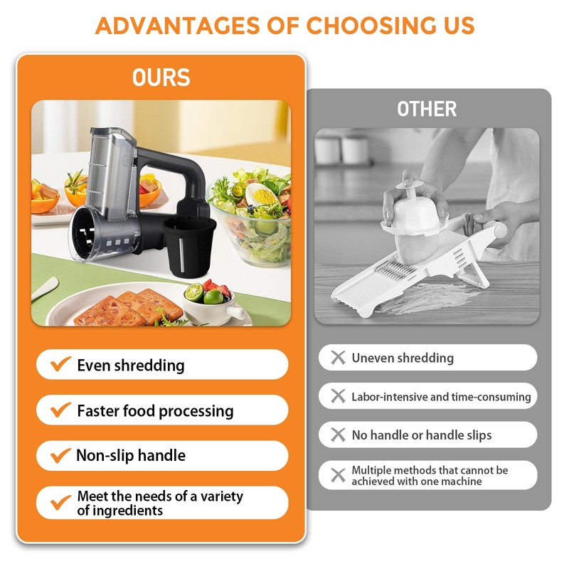 Electric Vegetable Slicer, Automatic Vegetable Slicer, Electric Kitchen Grater Grater