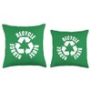 Reduce Reuse Recycle Throw Pillow