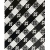 Blue Hill, Black, 52"x120", Classic Tavern Check, Flannel Backed, Vinyl