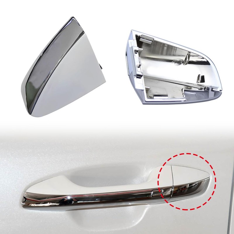 AUPSPUD Front Left Driver Side Door Handle Key Lock Cap