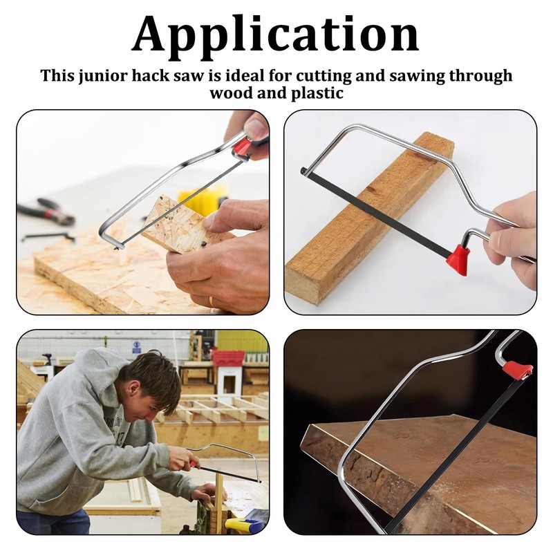 Junior Hacksaw Handheld for Metal Cutting Professional Metal Saw Mini