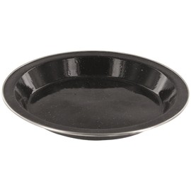 Highlander Deluxe Enamel Plate Camping - Black