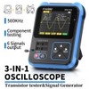 3in1 Digital Oscilloscope Transistor Tester Function Signal Generator Meter Handheld