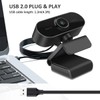 1080P Webcam with Microphone – HD Webcam for Computer, Laptop,