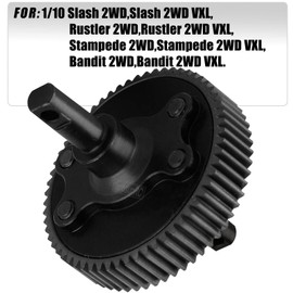 hopsupRC Upgrades Parts 48P&90T Spur Gear&Transmission Gear&Slipper Clutch&Slipper Rebuild Kit&Pressure Plate for 1/10 Rustler/Slash/Stampede/Bandit 2WD(VXL),Navy Blue