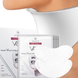 Anacis Mask for LED Red Light Therapy Neck Mask Glowing Skin Anti-Wrinkle Anti-Aging Smoother Firmer Neck Skin Care at Home. Made in S.Korea