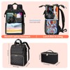 BERTASCHE Lunch Backpack for Women, 17.3 Inch Laptop Backpack with