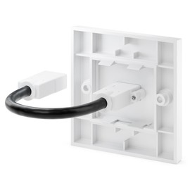 deleyCON HDMI Wall Socket 1x HDMI Port Flush-Mounted 3D Full HD HDTV 4K 2160p