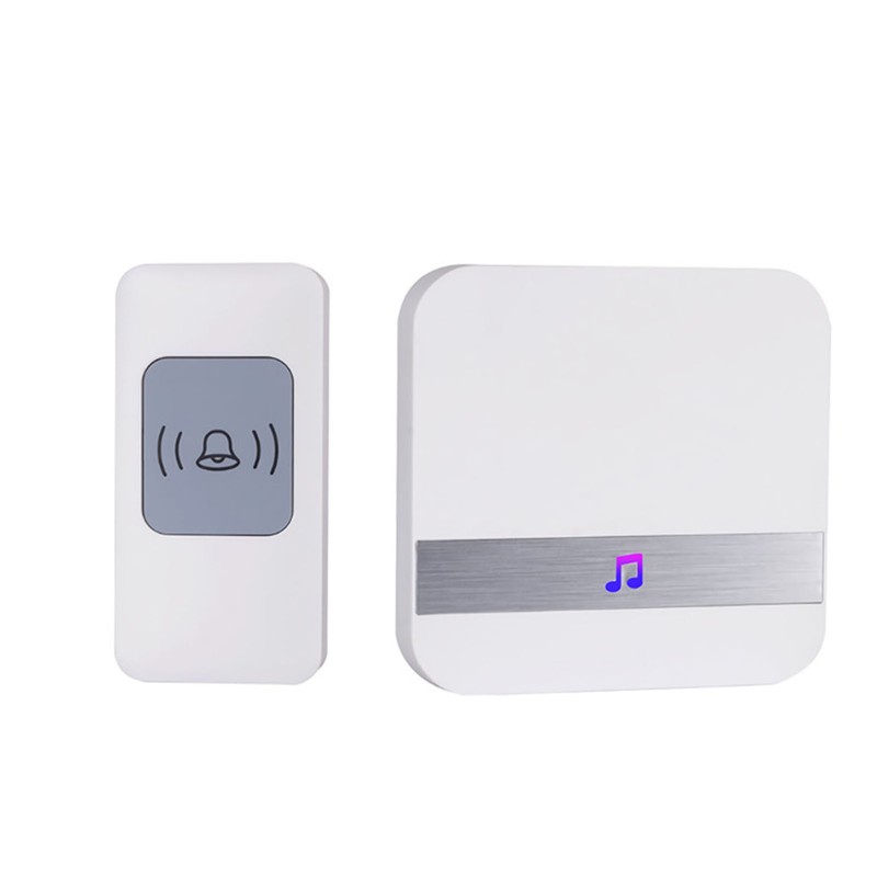 Wireless Doorbell Transmitter Receiver Emergency Caregiver Pager 300M Long Distance