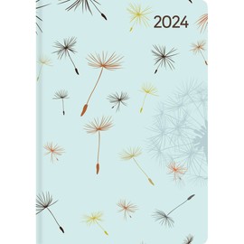 Ladytimer Mini Blowballs 2024 - Pocket Calendar 8 x 11.5 cm - Dandelions - Weekly - 144 Pages - Note Book - Alpha Edition