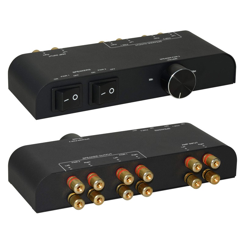 XtremPro 2 Way Speaker Switch, 1 in 2 Out Way