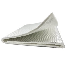 KRD PERFORMANCE Reduce Radiant Heat Heatshield Aluminum Armor 1/2" Thick x 1' Wide x 3' Long Exhaust Pipe Heat Shield Silver (12.7mm Thick x 1 Foot Wide x 3 feet Length)