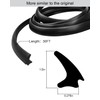TIKSCIENCE RV Window Rubber Weatherproof Seal Strip Stationary Window Glass