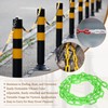 sourcing map Plastic Chain 10 FT/3.1 M, Safety Chain Green