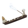 Skeleton Boat Incense Burner Holder Creative Incense Ash Catcher Tray