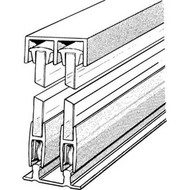 Aluminum Sliding Glass Door Assembly - 3 Foot