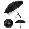 Cooling Fan Umbrella UV Guard Sun Blocking 2600mAh USB Rechargeable